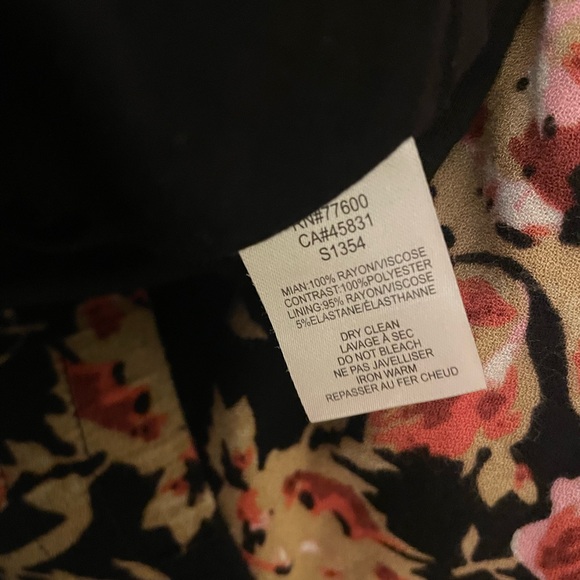 Saltwater LUXE Black Floral Bomber Jacket Size Small - Picture 4 of 4
